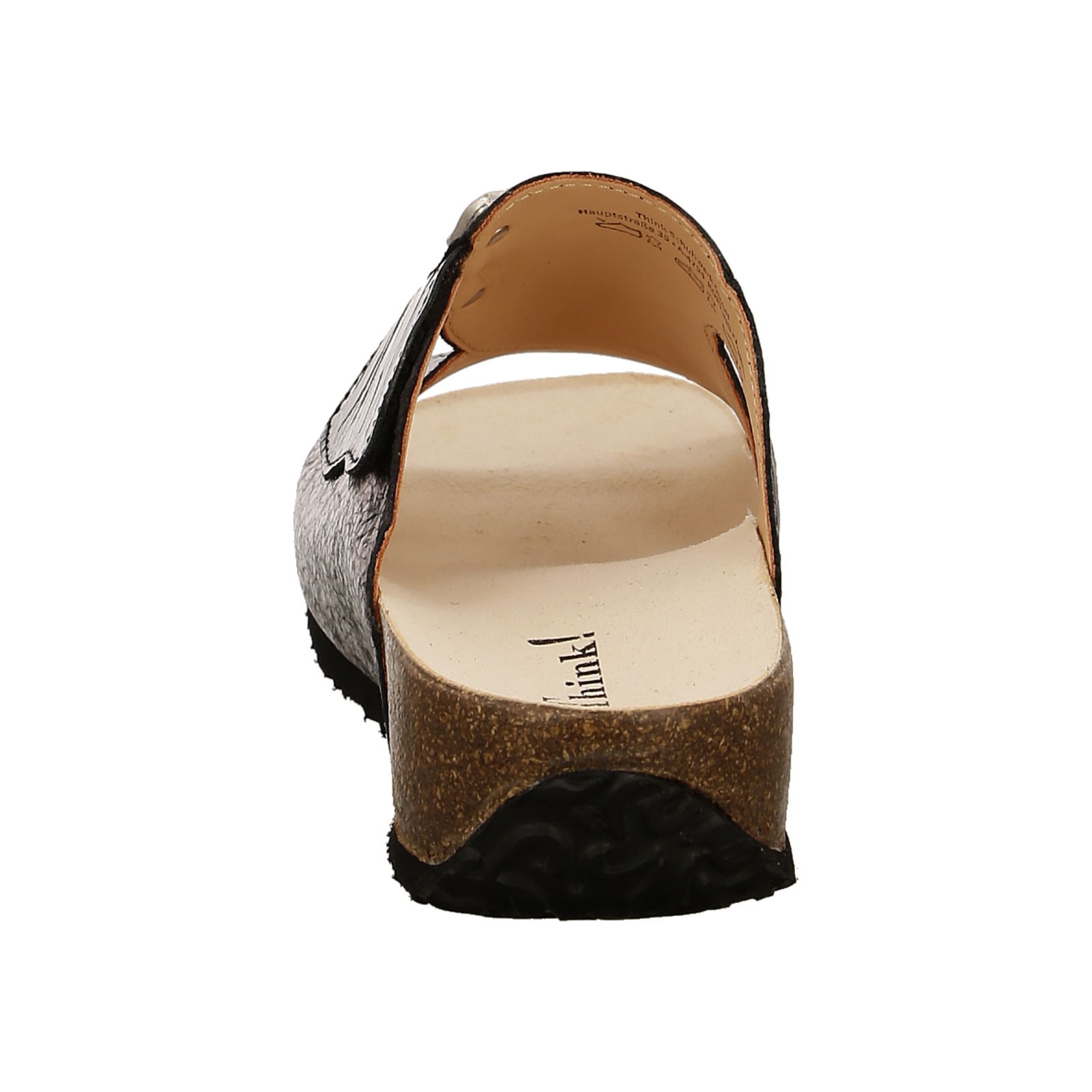 Pantolette Mizzi silber