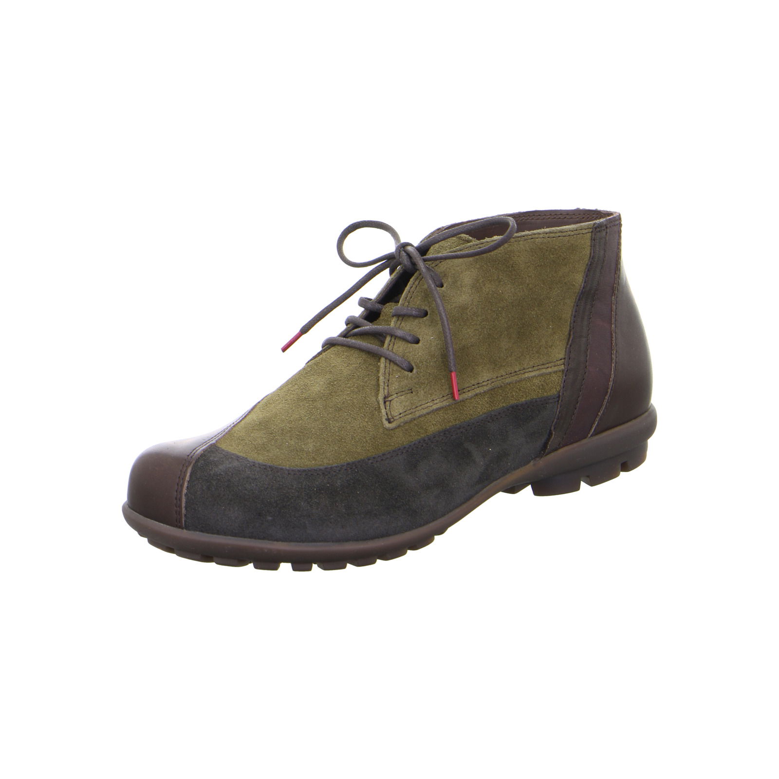 Schnürstiefelette Kong toffee kombi