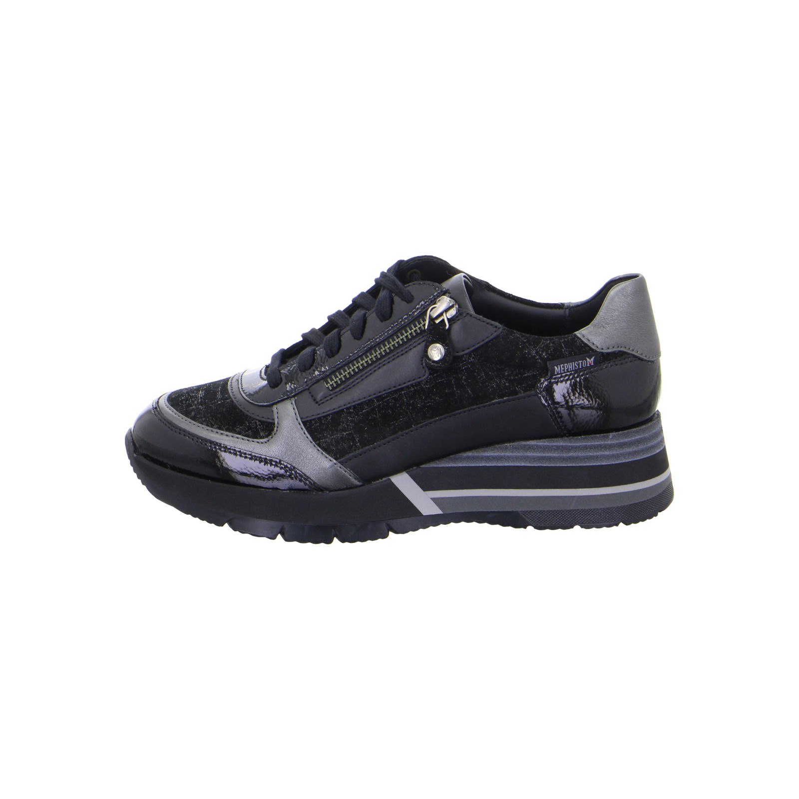 Mephisto chaussures lacet Tiziana noir