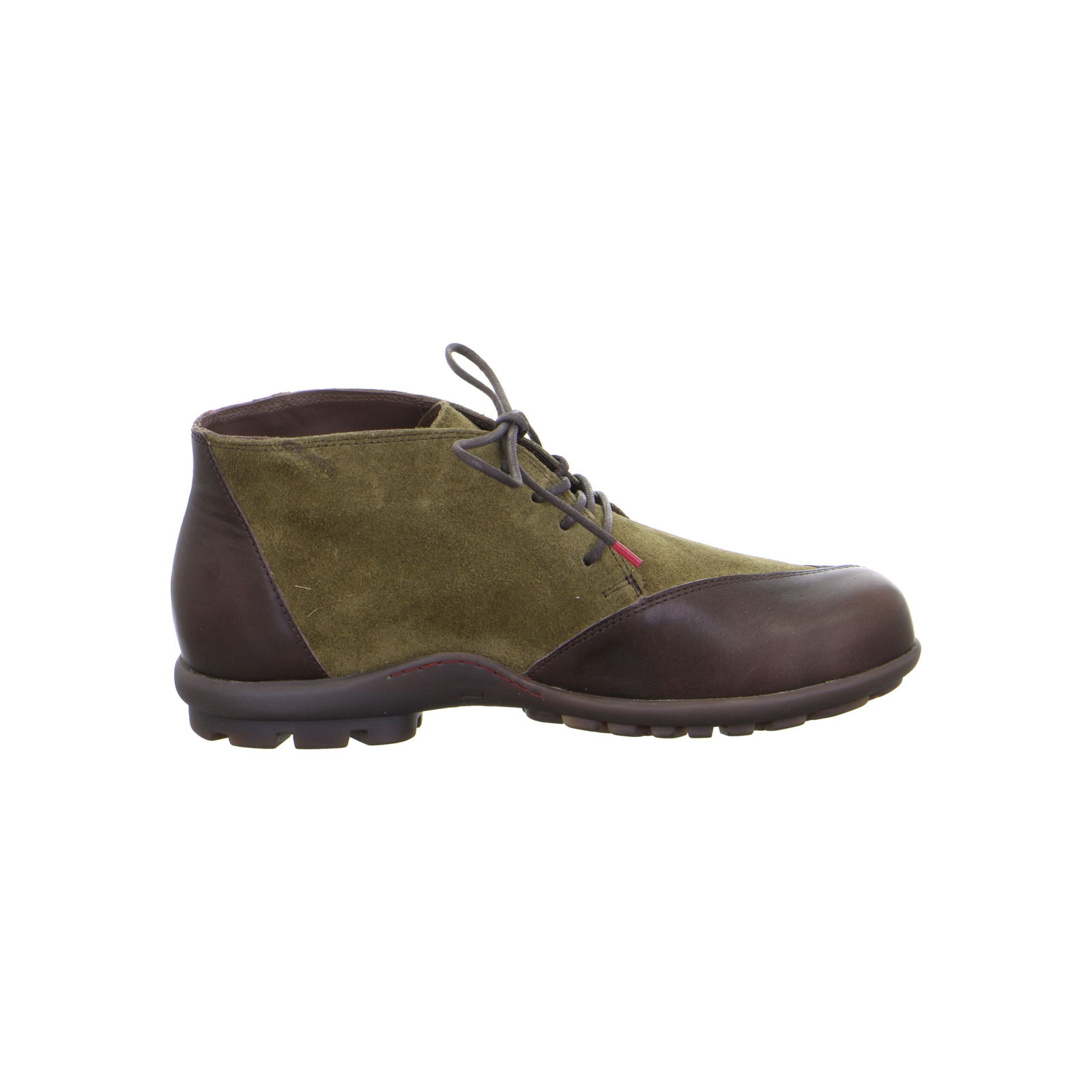 Schnürstiefelette Kong toffee kombi