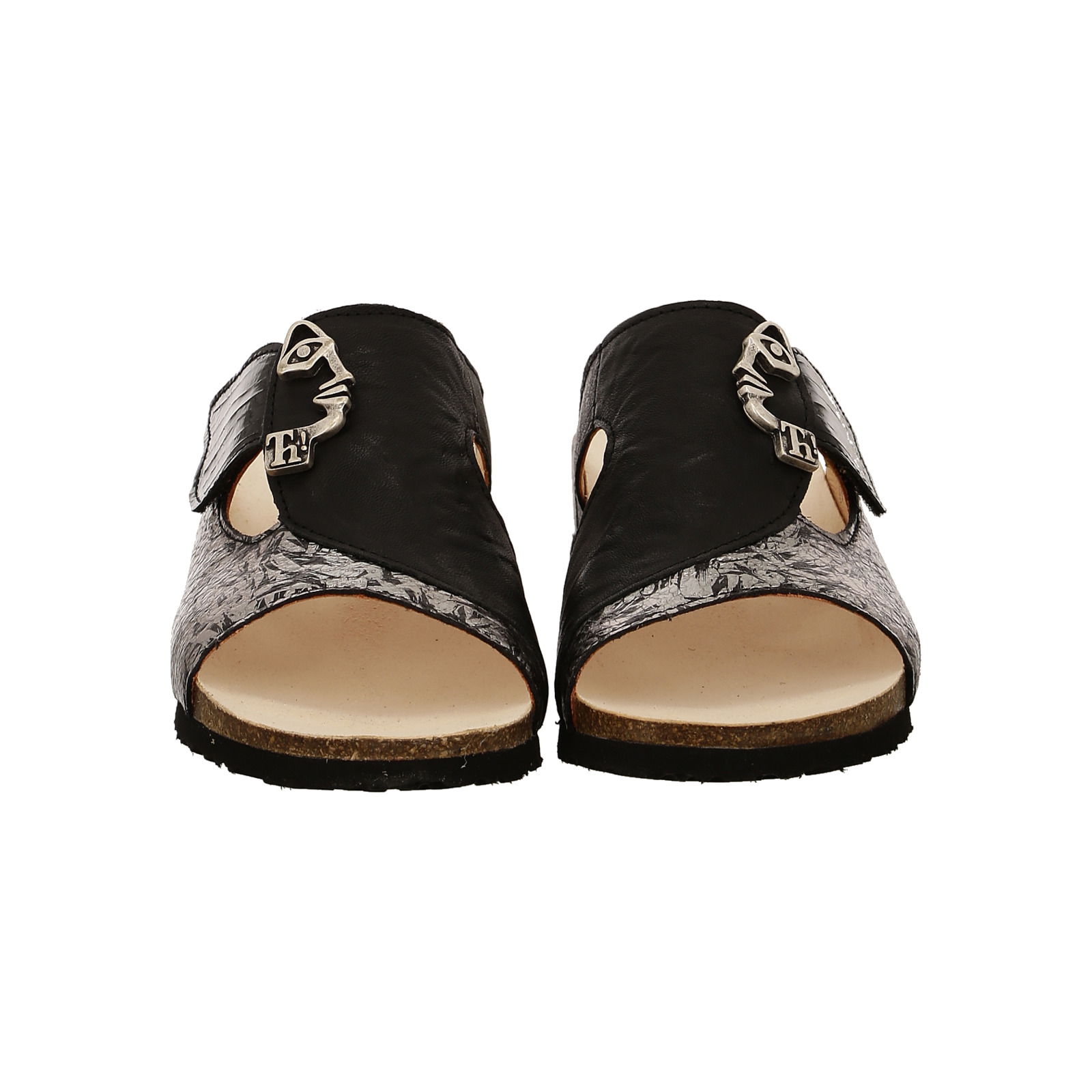 Pantolette Mizzi silber