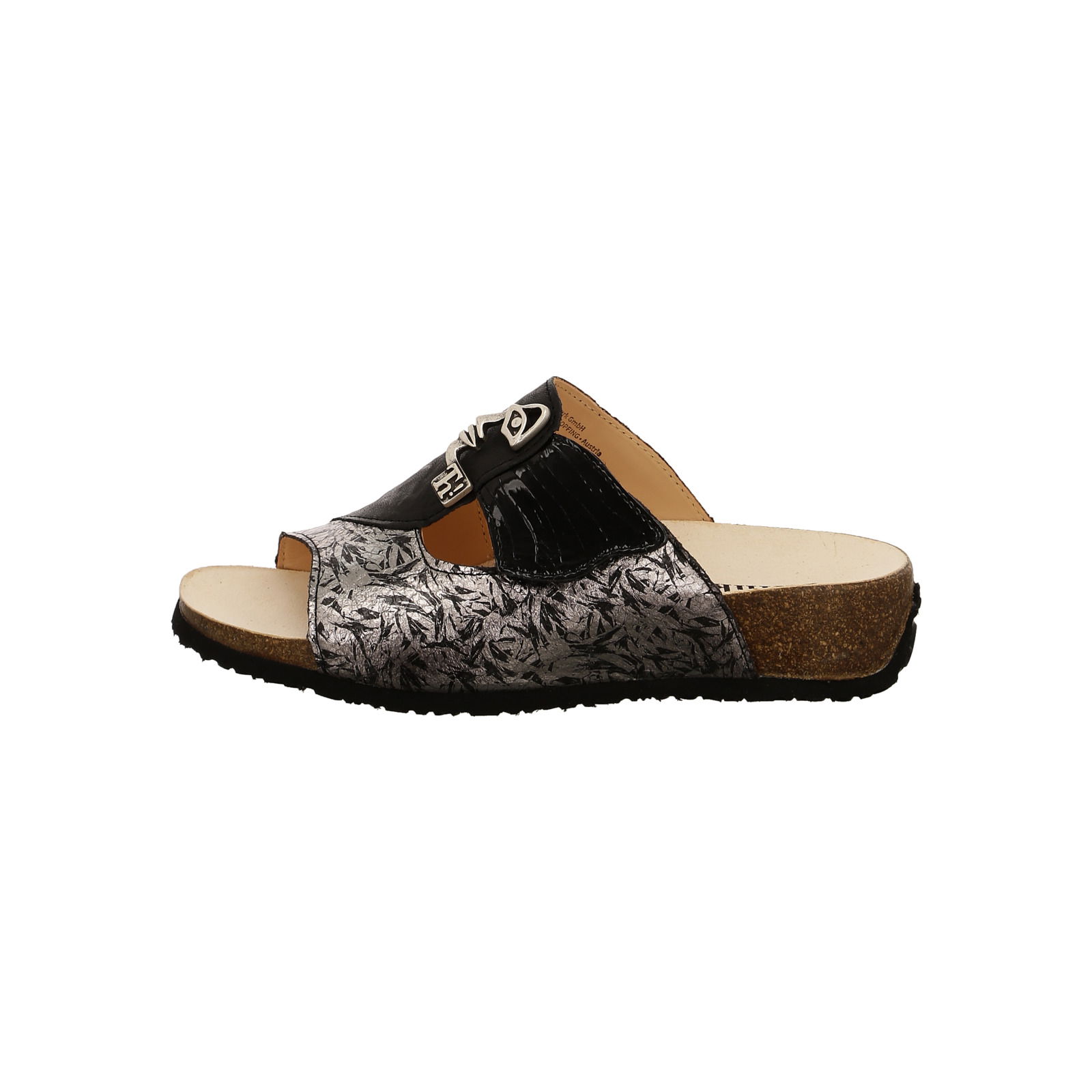 Pantolette Mizzi silber