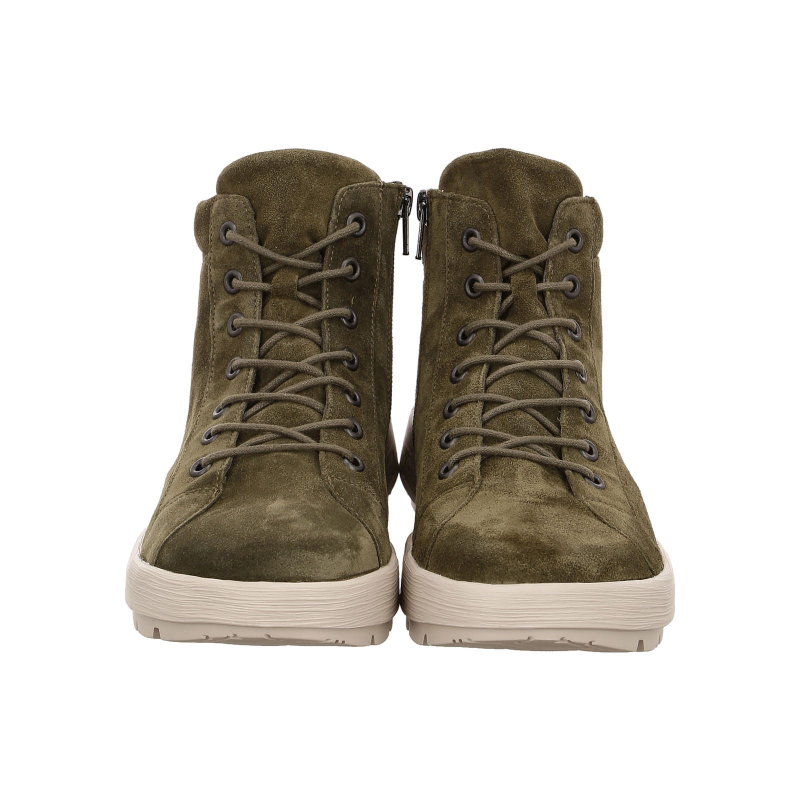 Schnürstiefelette Comoda olive