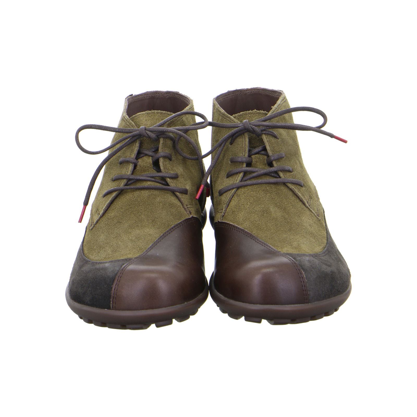 Schnürstiefelette Kong toffee kombi