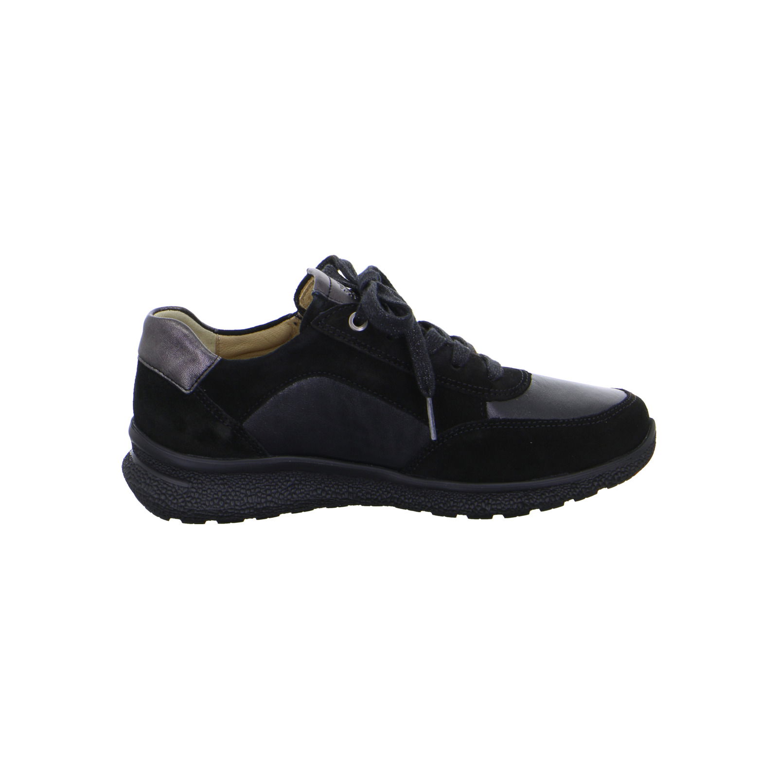 Schnürschuh Rap schwarz