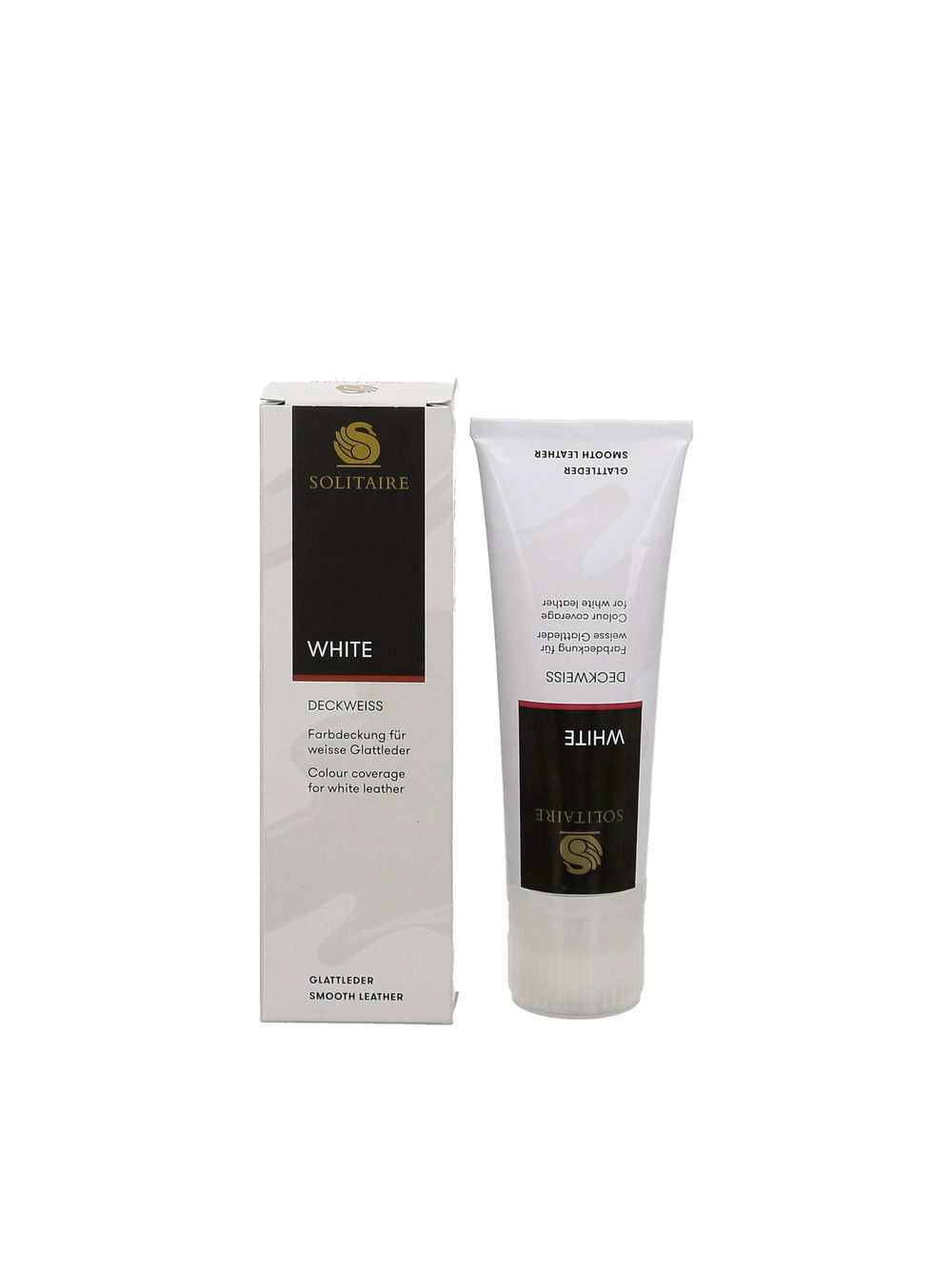 Schoencreme dekkend wit 75ml
