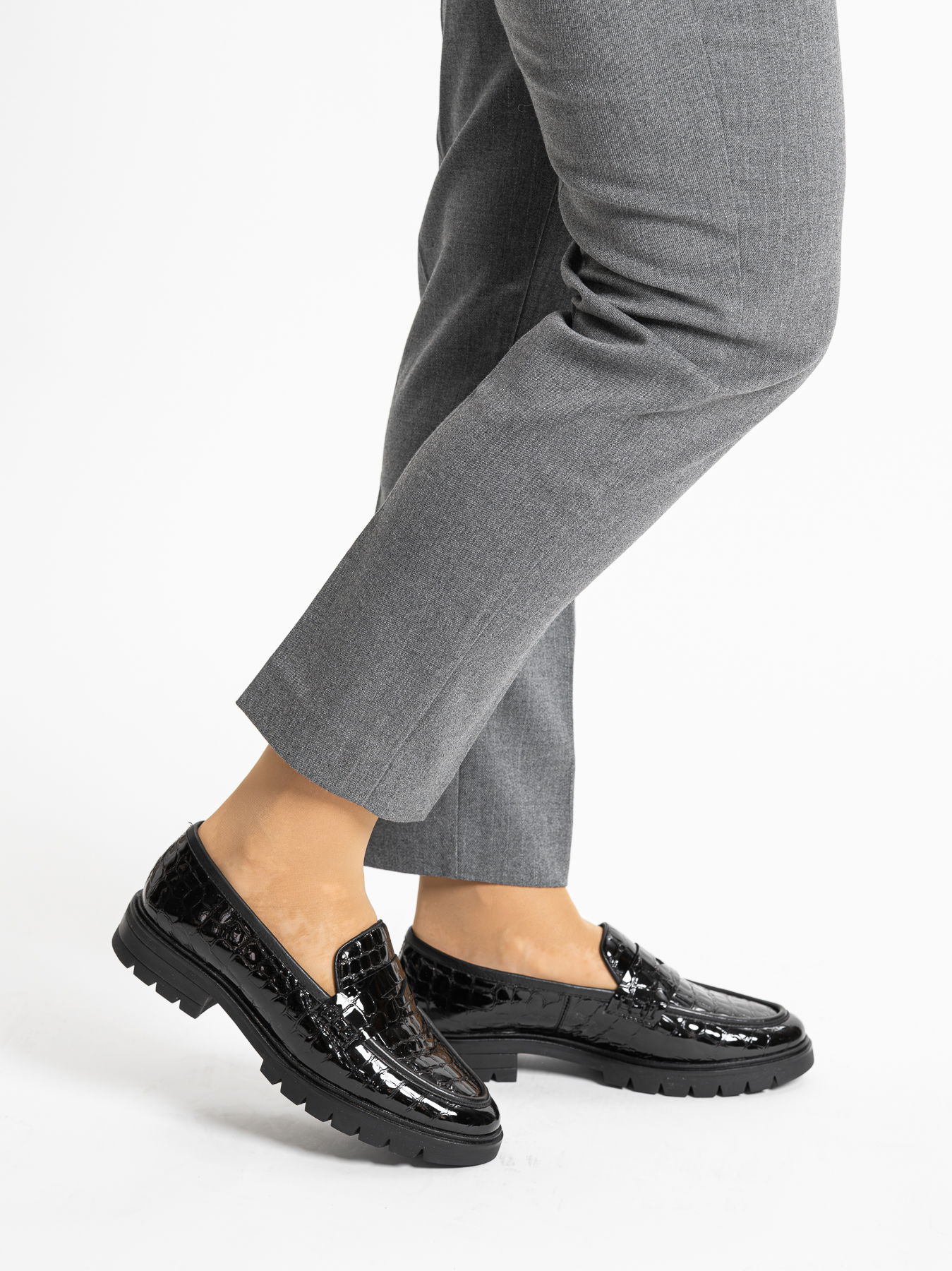 Slipper Cambridge schwarz