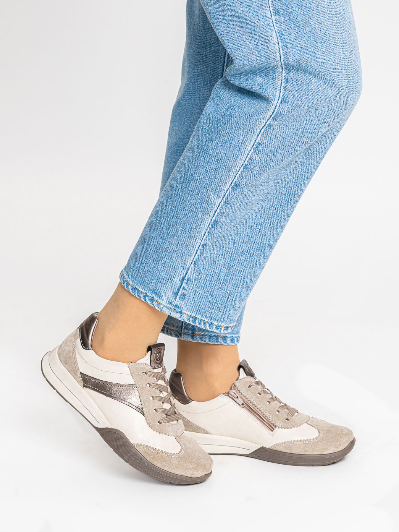 Sneaker Monza cashmere marmor